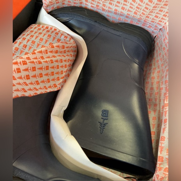 BASS OUTDOOR Men's Field Rainboot Ankle Boot Size: 11 Dress Blues New - Picture 7 of 9